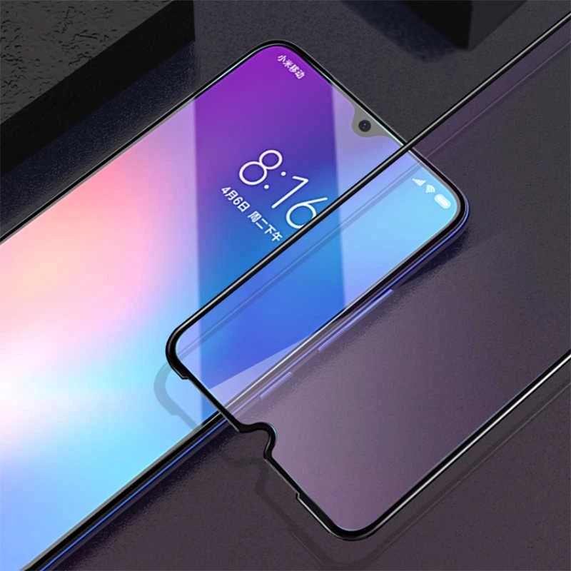 Xiaomi Uyumlu  Redmi Note 8 Pro Zore Kenarları Kırılmaya Dayanıklı Cam Ekran Koruyucu