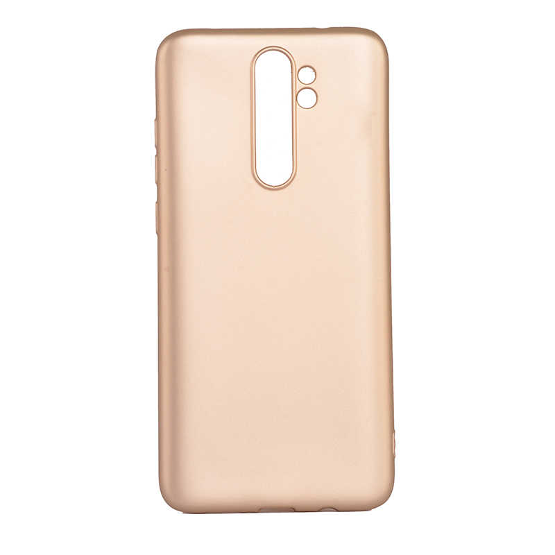 Xiaomi Uyumlu  Redmi Note 8 Pro Kılıf Zore Premier Silikon Kapak-Gold