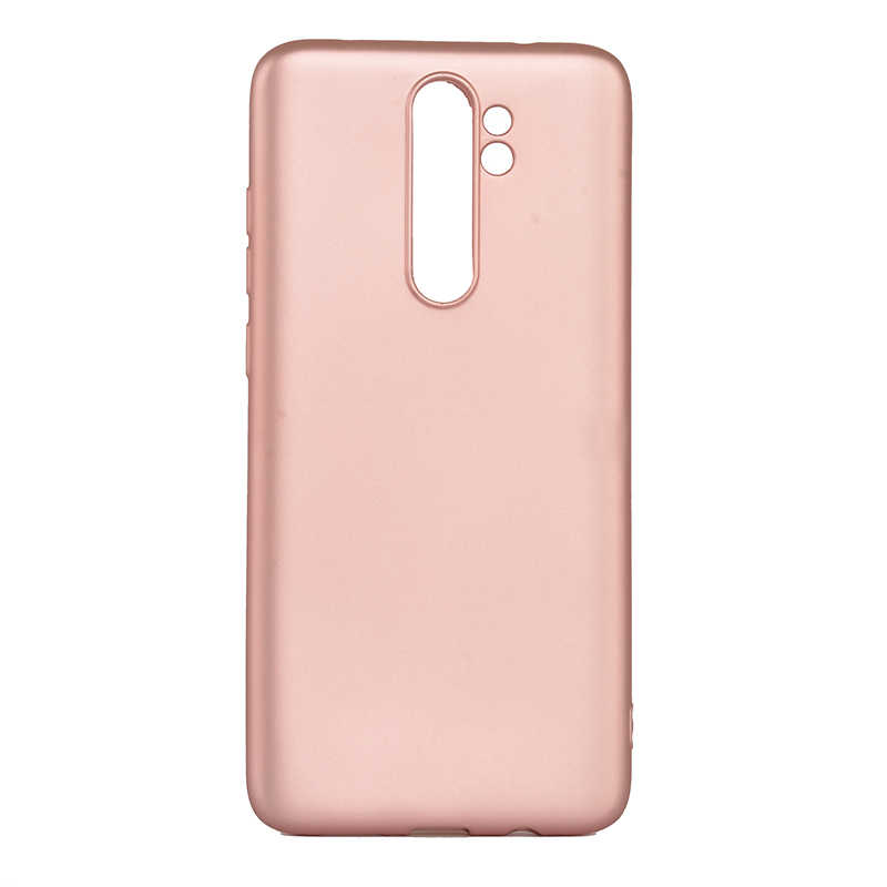 Xiaomi Uyumlu  Redmi Note 8 Pro Kılıf Zore Premier Silikon Kapak-Rose gold