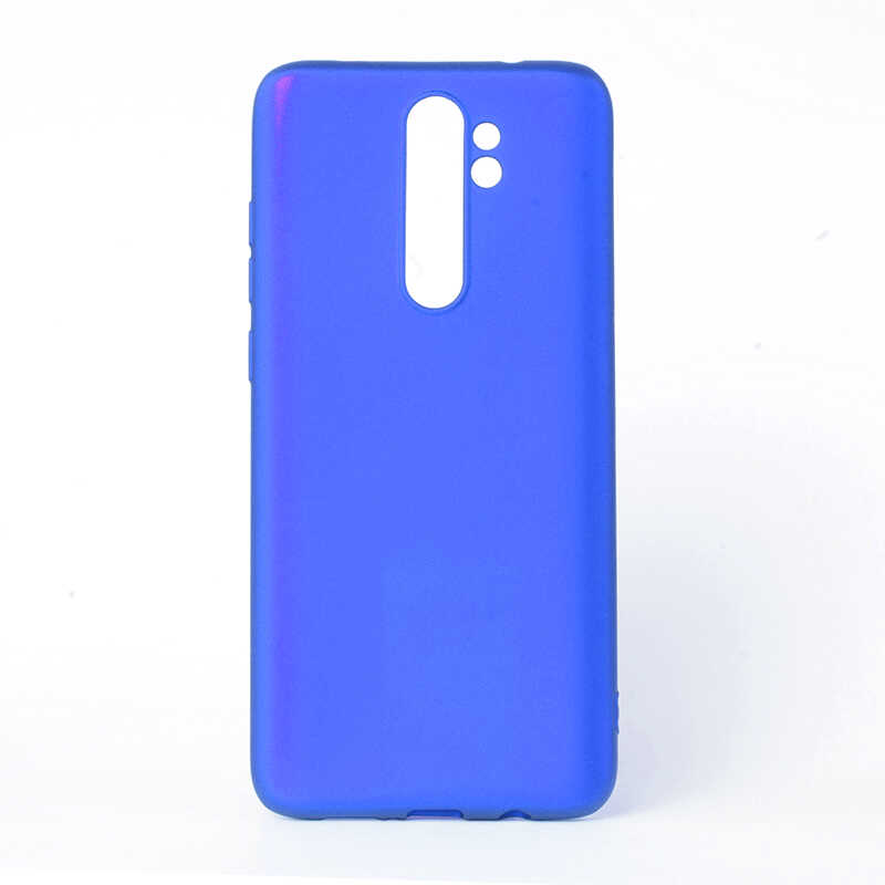 Xiaomi Uyumlu  Redmi Note 8 Pro Kılıf Zore Premier Silikon Kapak-Saks mavi