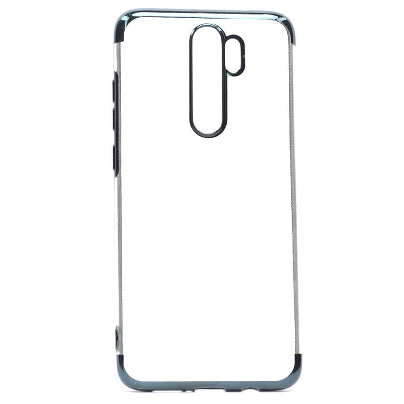 Xiaomi Uyumlu  Redmi Note 8 Pro Kılıf Zore Dört Köşeli Lazer Silikon Kapak-Yeşil