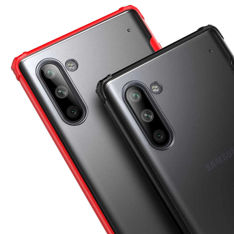 Galaxy Uyumlu Note 10 Kılıf Zore Volks Kapak-Kırmızı