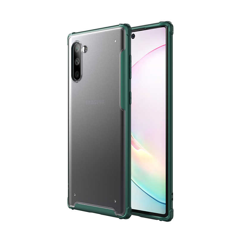 Galaxy Uyumlu Note 10 Kılıf Zore Volks Kapak-Koyu yeşil