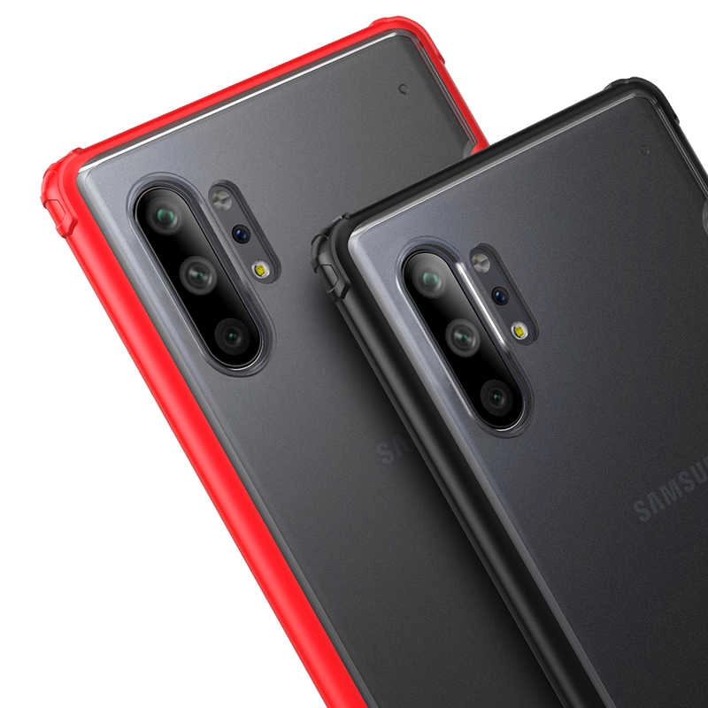 Galaxy Uyumlu Note 10 Plus Kılıf Zore Volks Kapak-Kırmızı