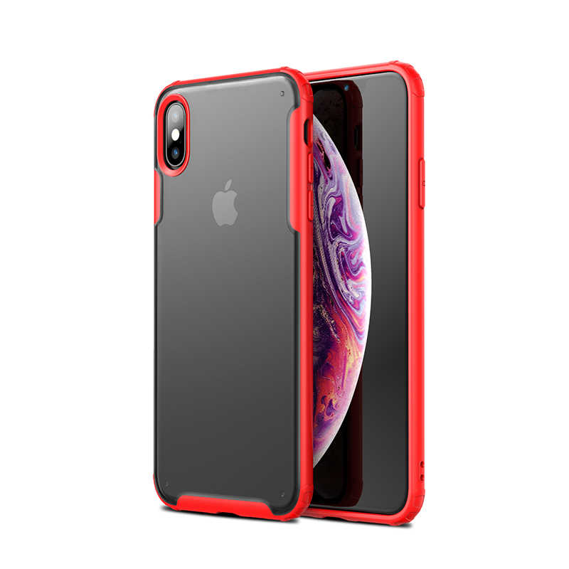 iPhone Uyumlu XS Max 6.5 Kılıf Zore Volks Kapak-Kırmızı