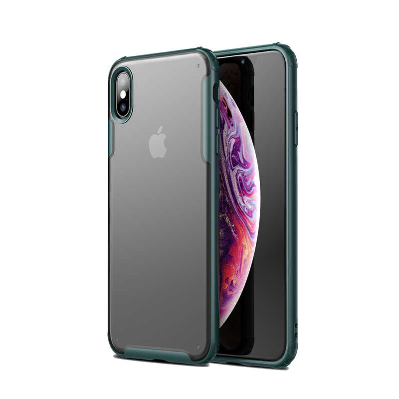 iPhone Uyumlu XS Max 6.5 Kılıf Zore Volks Kapak-Koyu yeşil