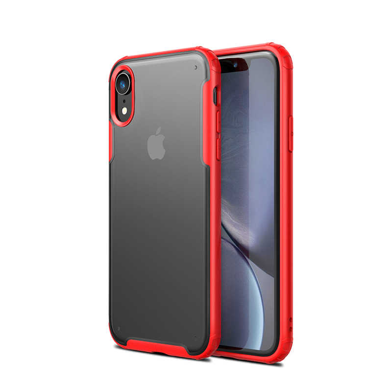iPhone Uyumlu XR 6.1 Kılıf Zore Volks Kapak-Kırmızı