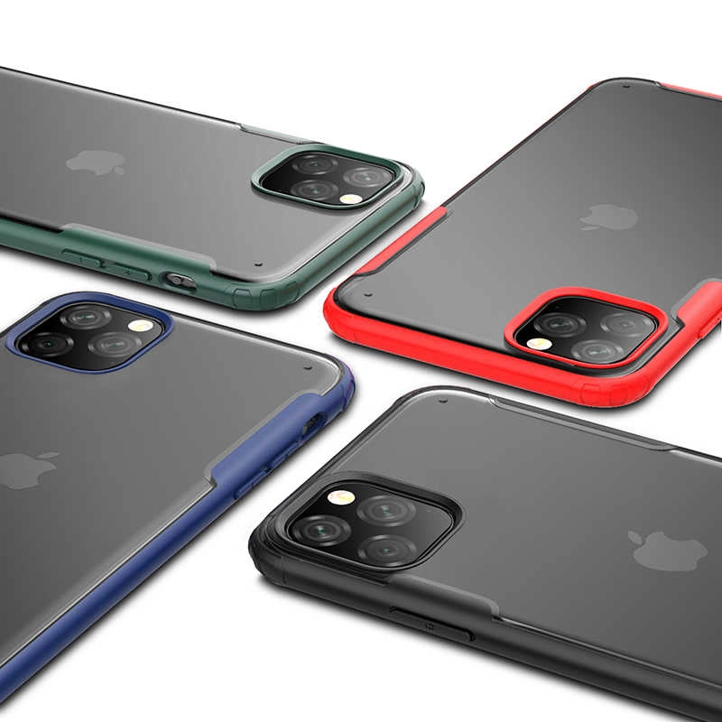 iPhone Uyumlu 11 Pro Kılıf Zore Volks Kapak-Kırmızı