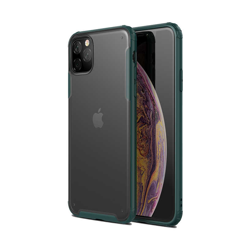 iPhone Uyumlu 11 Pro Max Kılıf Zore Volks Kapak-Koyu yeşil