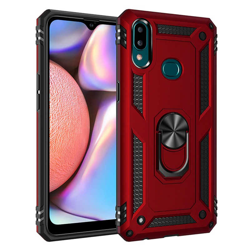 Galaxy Uyumlu A10S Kılıf Zore Vega Kapak-Kırmızı