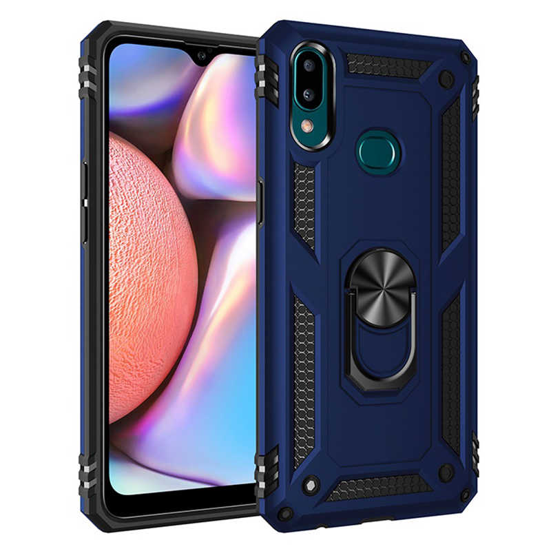 Galaxy Uyumlu A10S Kılıf Zore Vega Kapak-Mavi