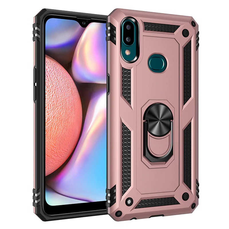 Galaxy Uyumlu A10S Kılıf Zore Vega Kapak-Rose gold