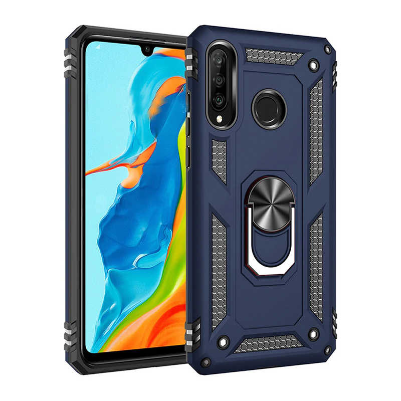 Galaxy Uyumlu A20S Kılıf Zore Vega Kapak-Mavi
