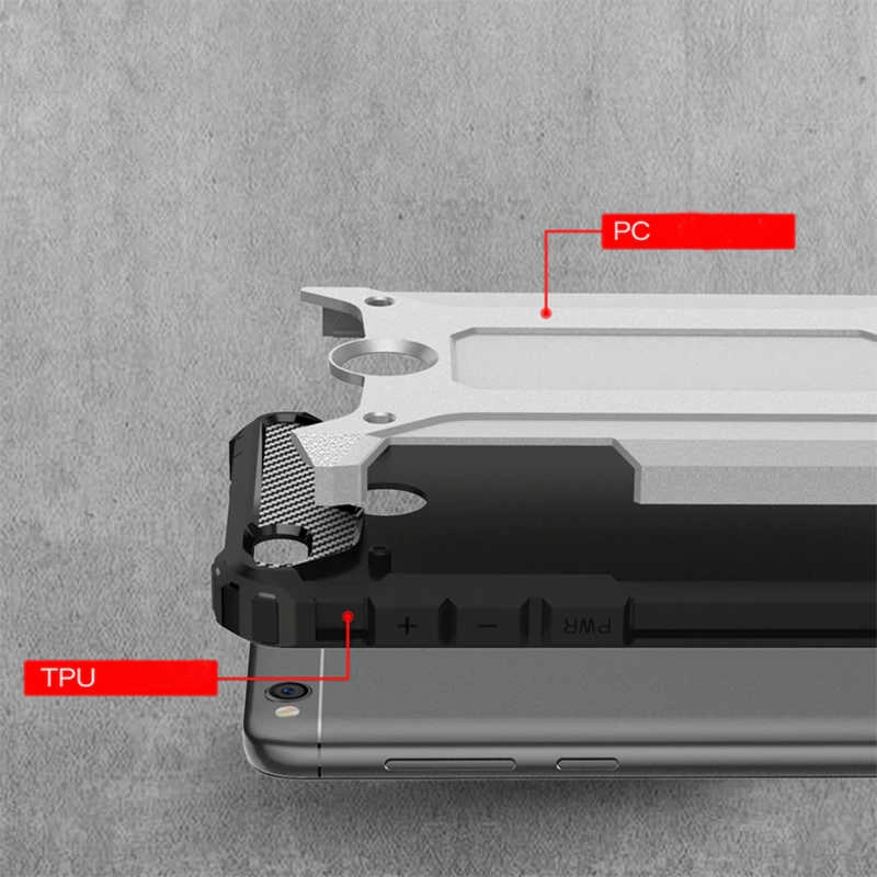 Xiaomi Uyumlu  Redmi 4X Kılıf Zore Crash Silikon Kapak