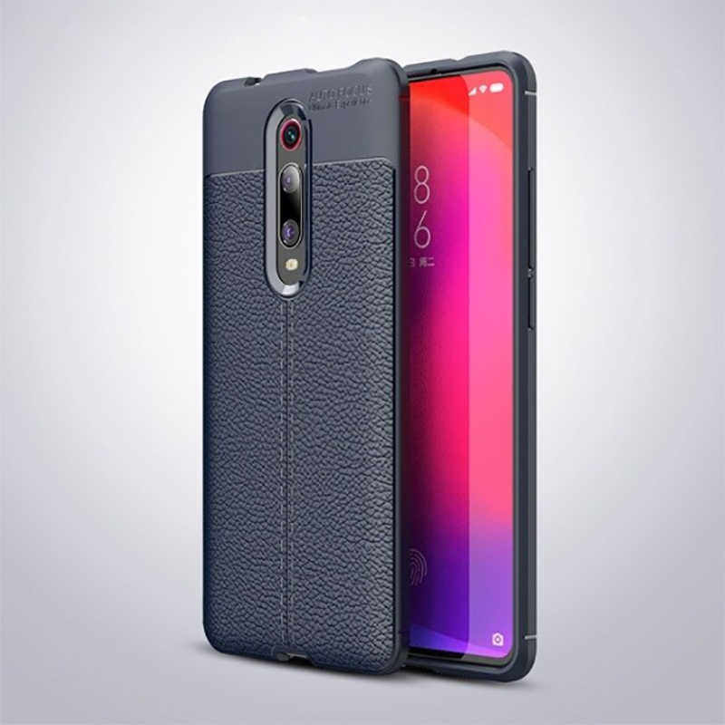 Xiaomi Uyumlu  Mi 9T Kılıf Zore Niss Silikon Kapak-Lacivert