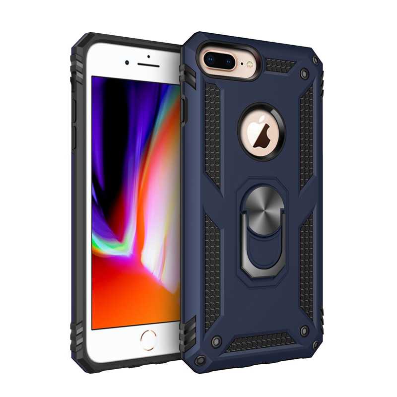 iPhone Uyumlu 7 Plus Kılıf Zore Vega Kapak-Mavi