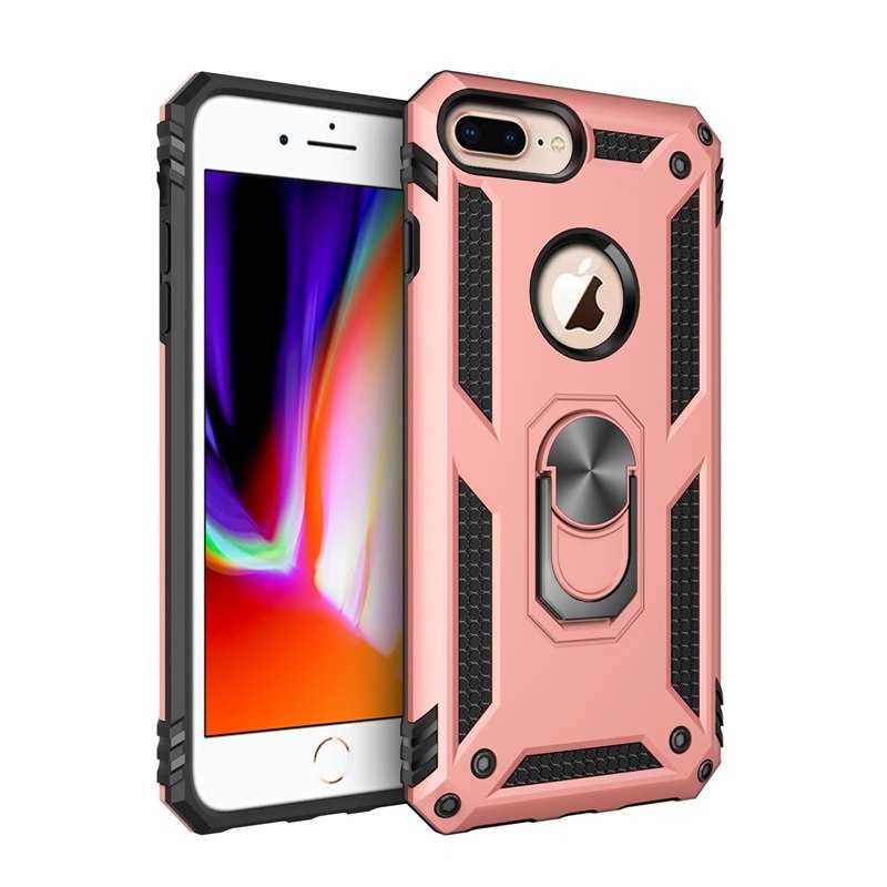 iPhone Uyumlu 7 Plus Kılıf Zore Vega Kapak-Rose gold