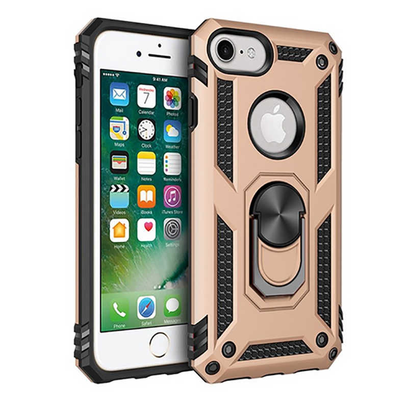 iPhone Uyumlu 7 Kılıf Zore Vega Kapak-Gold