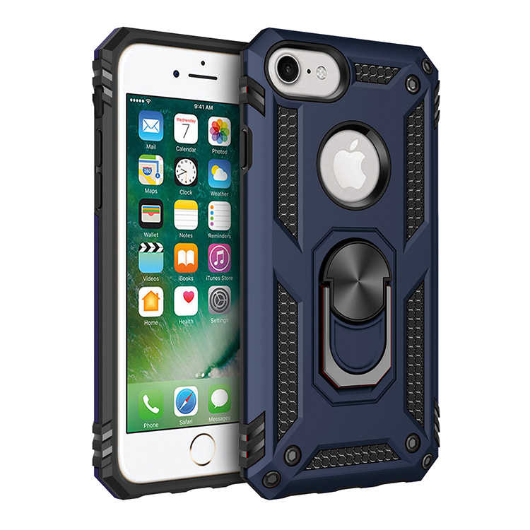 iPhone Uyumlu 7 Kılıf Zore Vega Kapak-Mavi