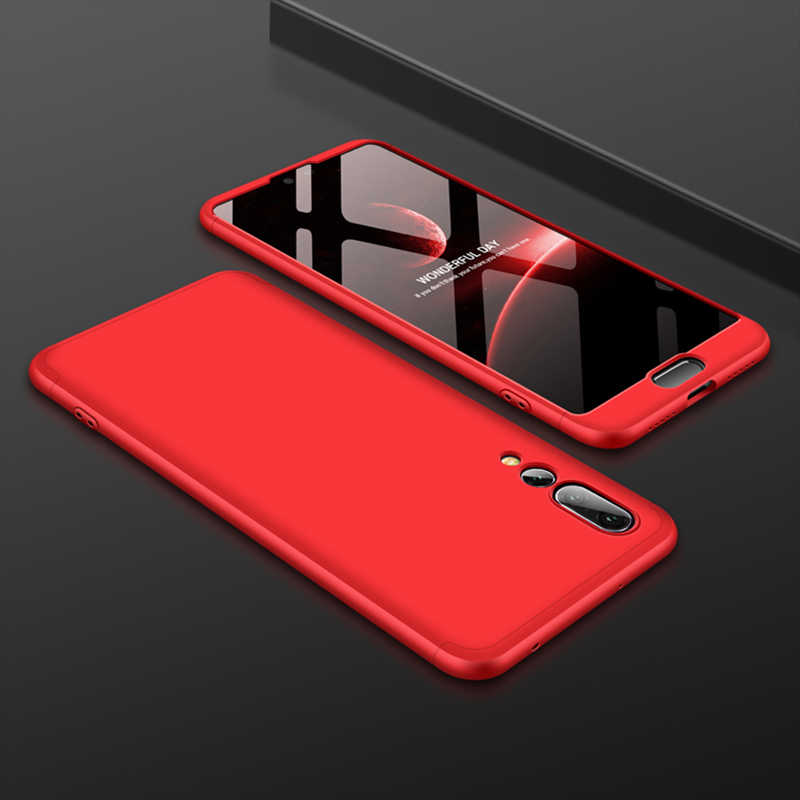 Huawei Uyumlu P20 Pro Kılıf Zore Ays Kapak-Kırmızı