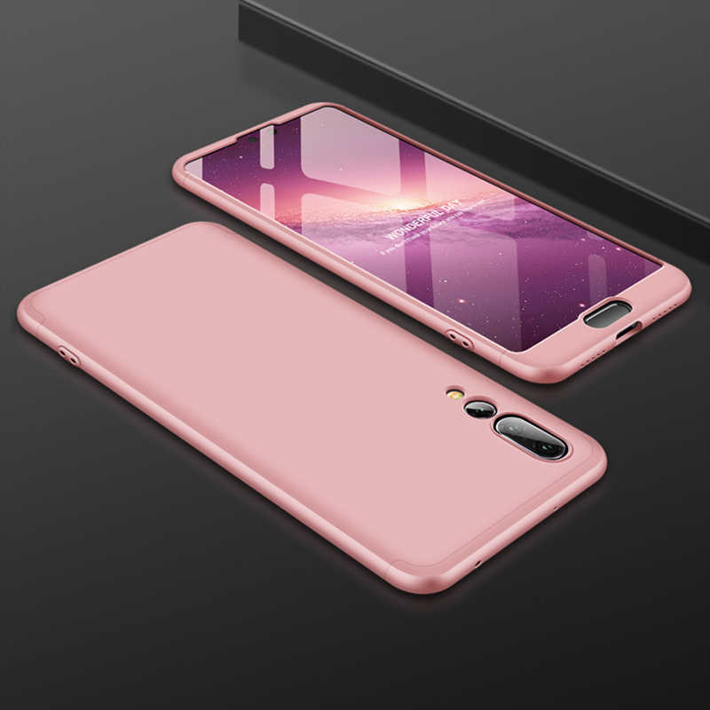 Huawei Uyumlu P20 Pro Kılıf Zore Ays Kapak-Rose gold