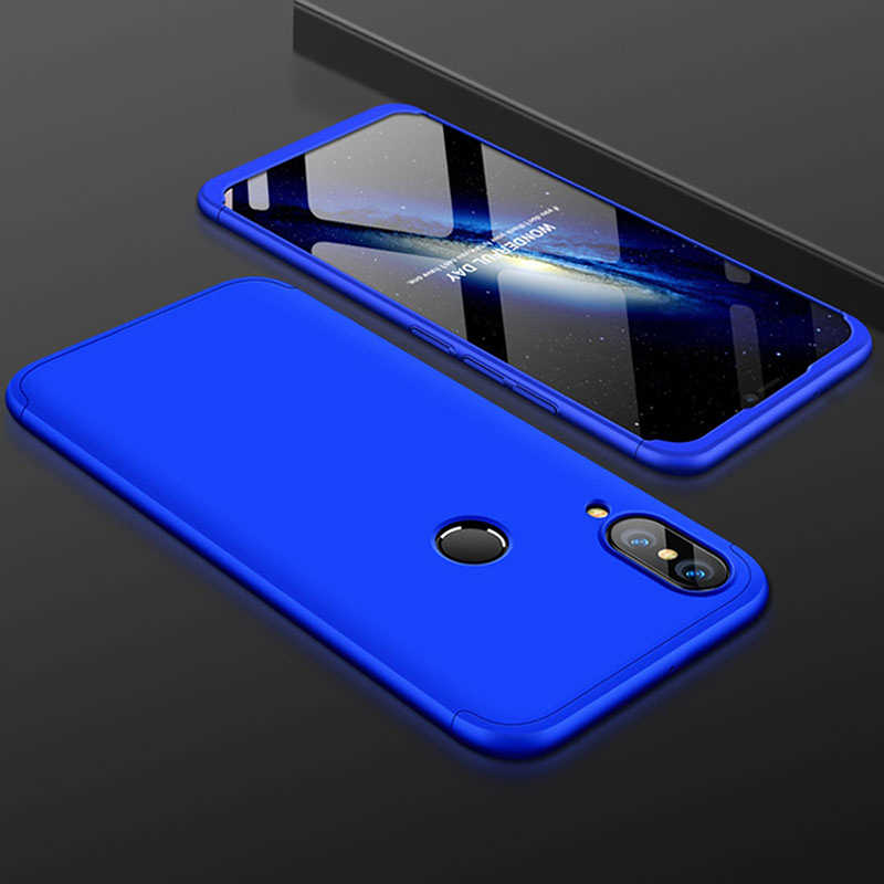 Huawei Uyumlu Y7 Prime 2019 Kılıf Zore Ays Kapak-Mavi