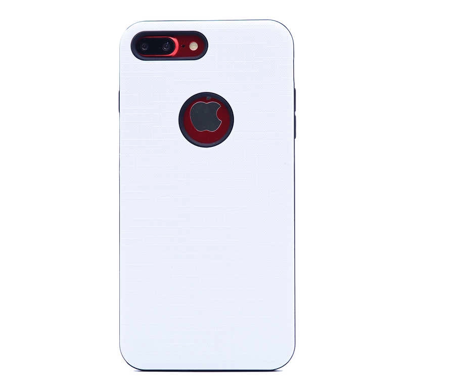 iPhone Uyumlu 7 Plus Kılıf Zore New Youyou Silikon Kapak-Beyaz