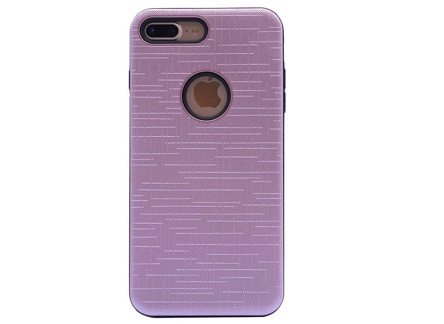iPhone Uyumlu 7 Plus Kılıf Zore New Youyou Silikon Kapak-Rose gold
