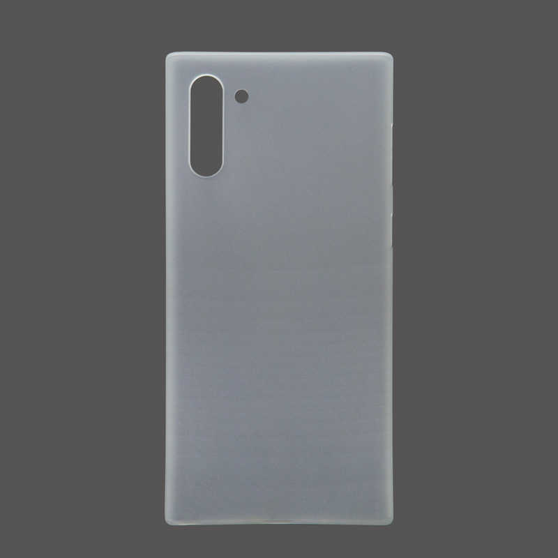 Galaxy Uyumlu Note 10 Kılıf Zore 1.Kalite PP Silikon-Beyaz