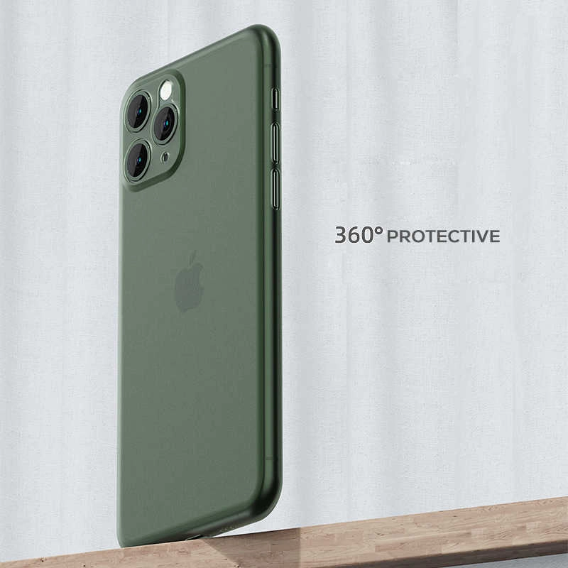 iPhone Uyumlu 11 Pro Max Kılıf Zore 1.Kalite PP Silikon-Beyaz