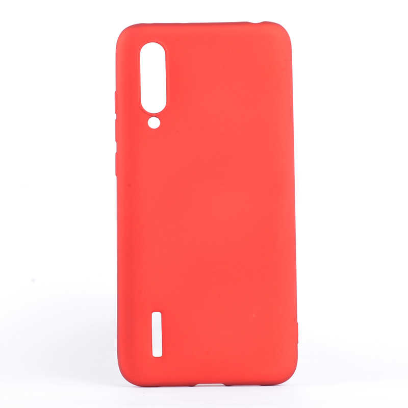 Xiaomi Uyumlu  Mi 9 Lite Kılıf Zore Premier Silikon Kapak-Kırmızı