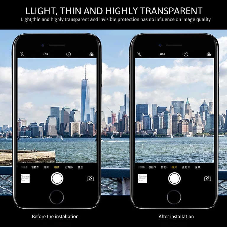 iPhone Uyumlu 7 Plus Zore Kamera Lens Koruyucu Cam Filmi