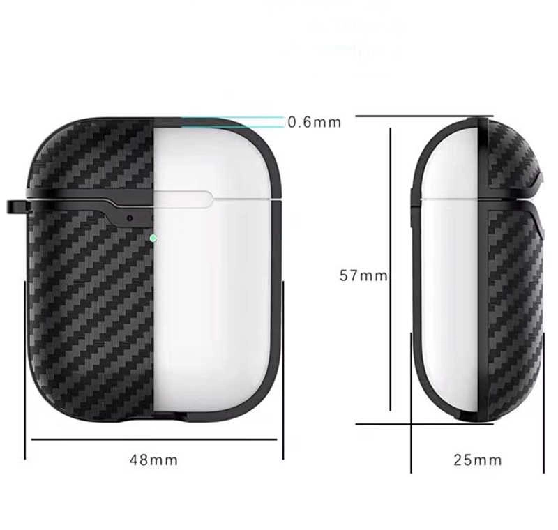 Airpods Uyumlu Kılıf Zore Airbag 04 Silikon-Kırmızı