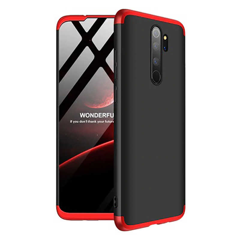 Xiaomi Uyumlu  Redmi Note 8 Pro Kılıf Zore Ays Kapak-Siyah-kırmızı