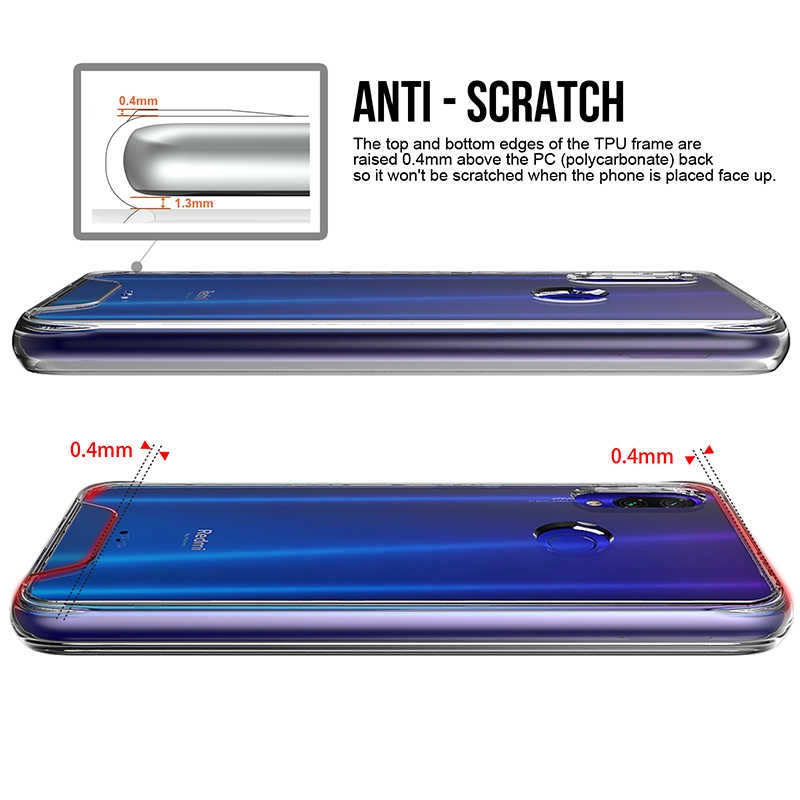 Xiaomi Uyumlu  Redmi Note 7 Kılıf Zore Gard Silikon