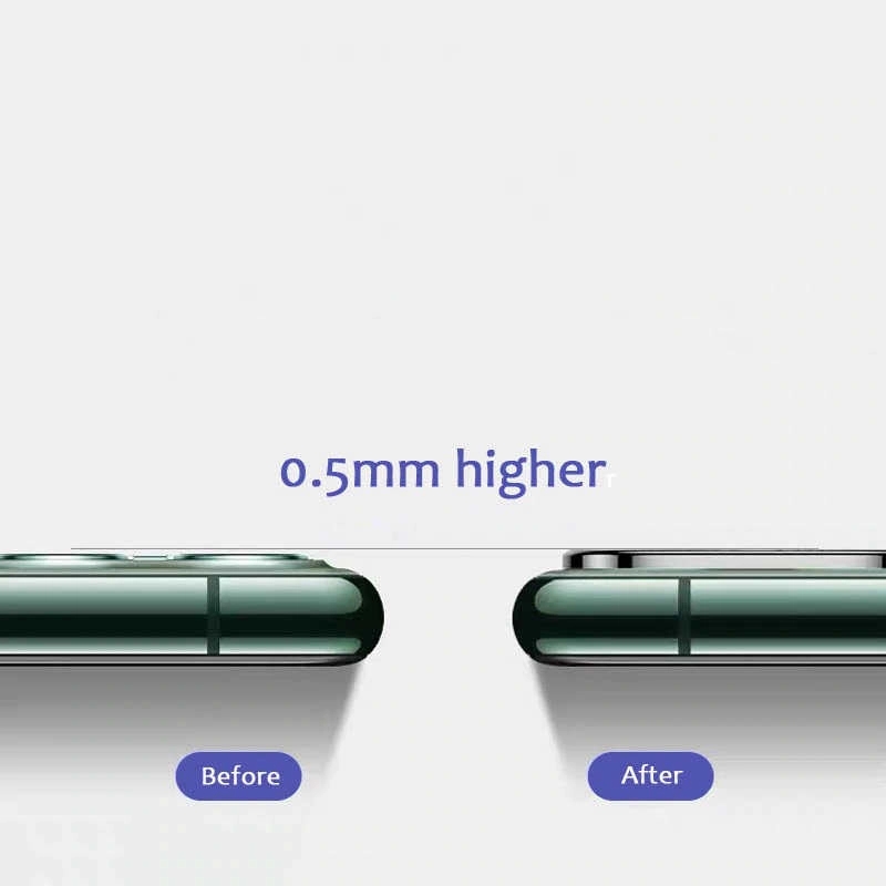 iPhone Uyumlu 11 Pro Zore Metal Kamera Koruyucu