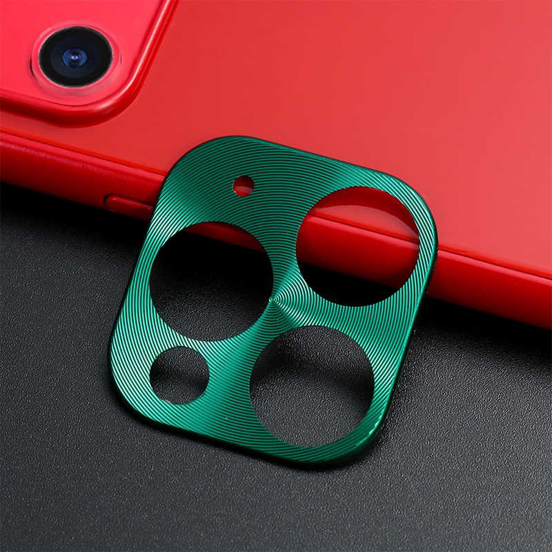 iPhone Uyumlu 11 Pro Zore Metal Kamera Koruyucu-Yeşil
