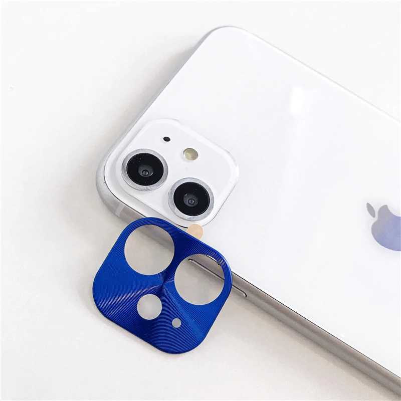 iPhone Uyumlu 11 Zore Metal Kamera Koruyucu-Mavi