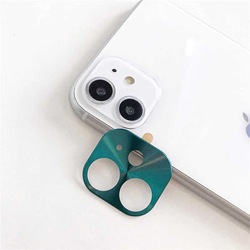 iPhone Uyumlu 11 Zore Metal Kamera Koruyucu-Yeşil