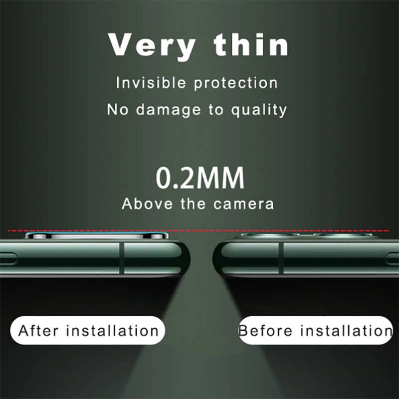 iPhone Uyumlu 11 Pro Zore CP-02 Metal Kamera Koruyucu