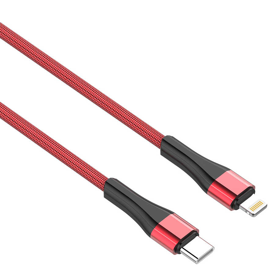 Zore ZR-LC961 PD To Lightning Kablo-Kırmızı