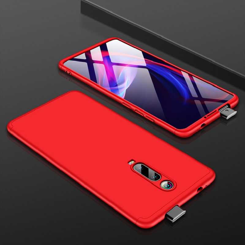 Xiaomi Uyumlu  Mi 9T Kılıf Zore Ays Kapak-Kırmızı