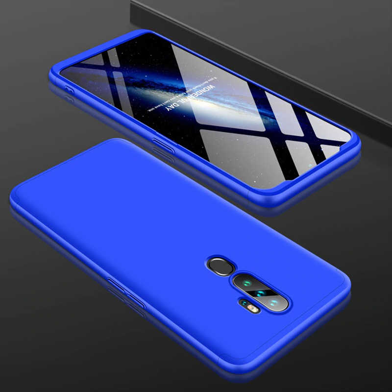 Oppo A5 2020 Kılıf Zore Ays Kapak-Mavi