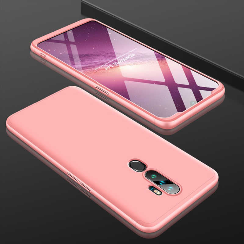 Oppo A9 2020 Kılıf Zore Ays Kapak-Rose gold