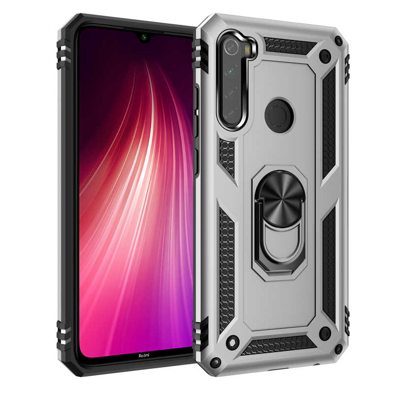 Xiaomi Uyumlu  Redmi Note 8 Kılıf Zore Vega Kapak-Gri