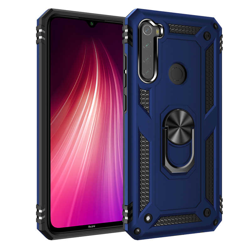 Xiaomi Uyumlu  Redmi Note 8 Kılıf Zore Vega Kapak-Mavi