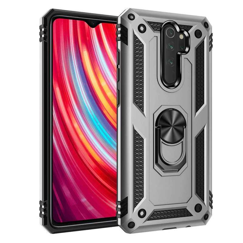 Xiaomi Uyumlu  Redmi Note 8 Pro Kılıf Zore Vega Kapak-Gri