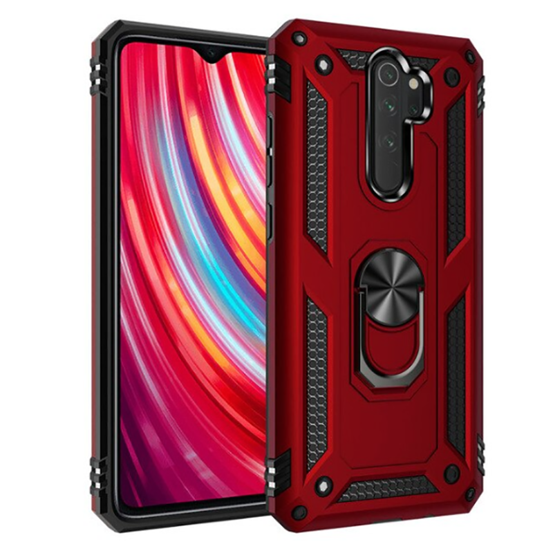 Xiaomi Uyumlu  Redmi Note 8 Pro Kılıf Zore Vega Kapak-Kırmızı