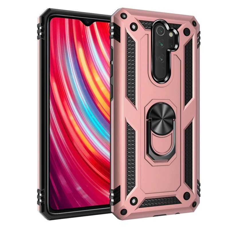 Xiaomi Uyumlu  Redmi Note 8 Pro Kılıf Zore Vega Kapak-Rose gold