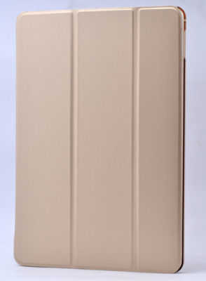 Galaxy Uyumlu Tab S6 T860 Zore Smart Kapak Standlı 1-1 Kılıf-Gold